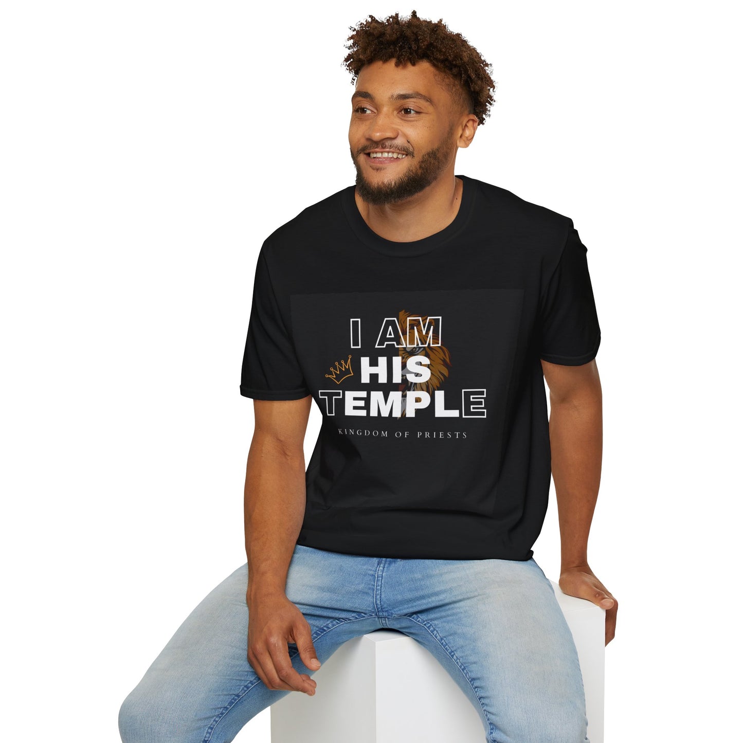 I Am His Temple - Unisex Softstyle T-Shirt