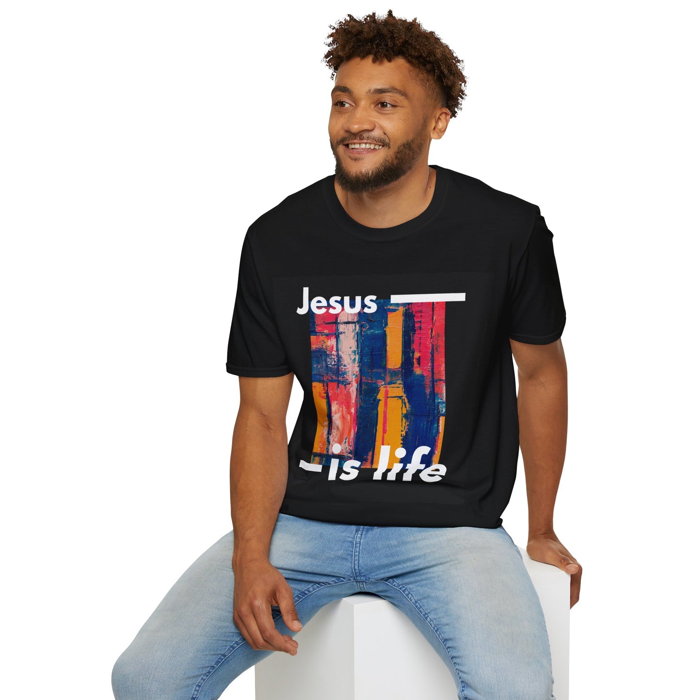 Jesus Is Life - Unisex Softstyle T-Shirt