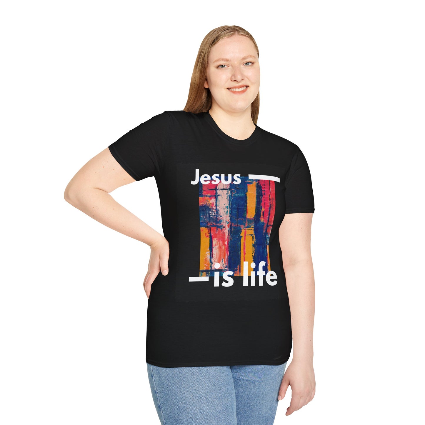 Jesus Is Life - Unisex Softstyle T-Shirt