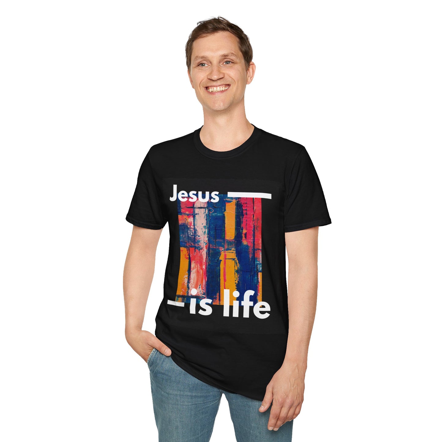 Jesus Is Life - Unisex Softstyle T-Shirt