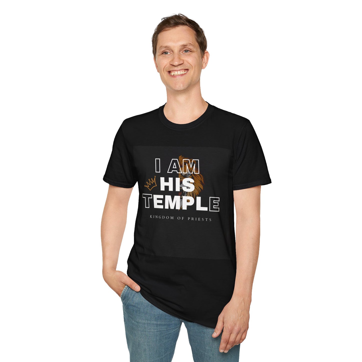 I Am His Temple - Unisex Softstyle T-Shirt