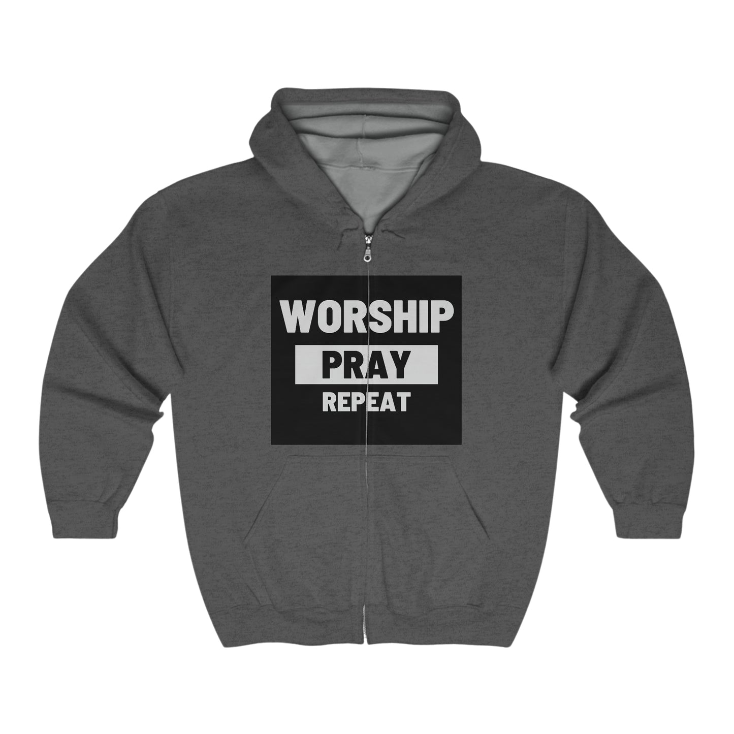 Worship Full Zip Hooded Sweatshirt