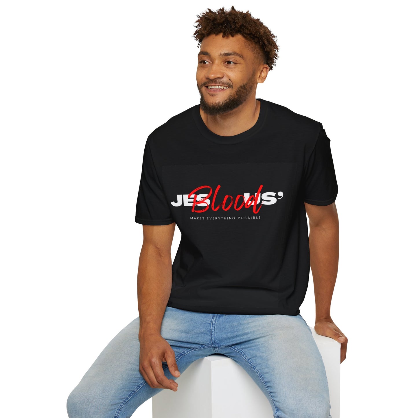 Jesus' Blood - Unisex Softstyle T-Shirt