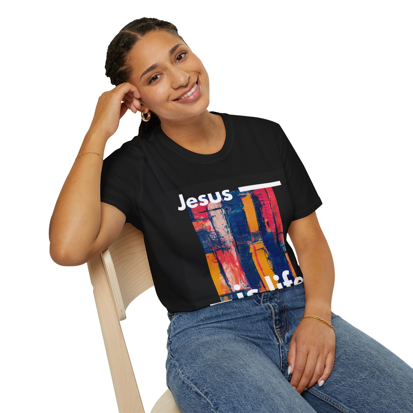Jesus Is Life - Unisex Softstyle T-Shirt