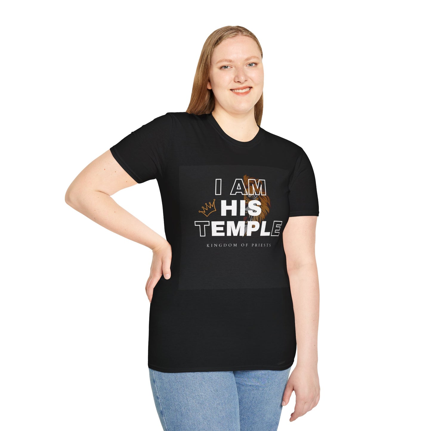 I Am His Temple - Unisex Softstyle T-Shirt