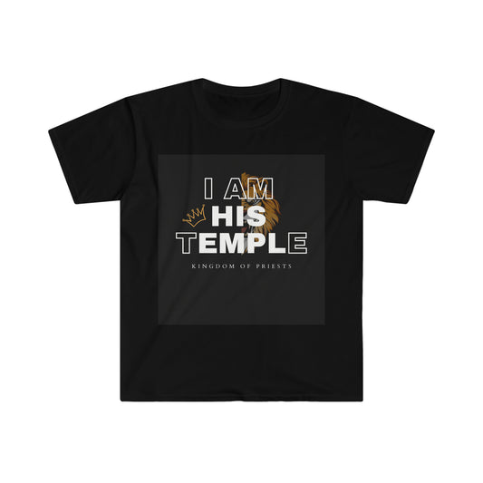 I Am His Temple - Unisex Softstyle T-Shirt