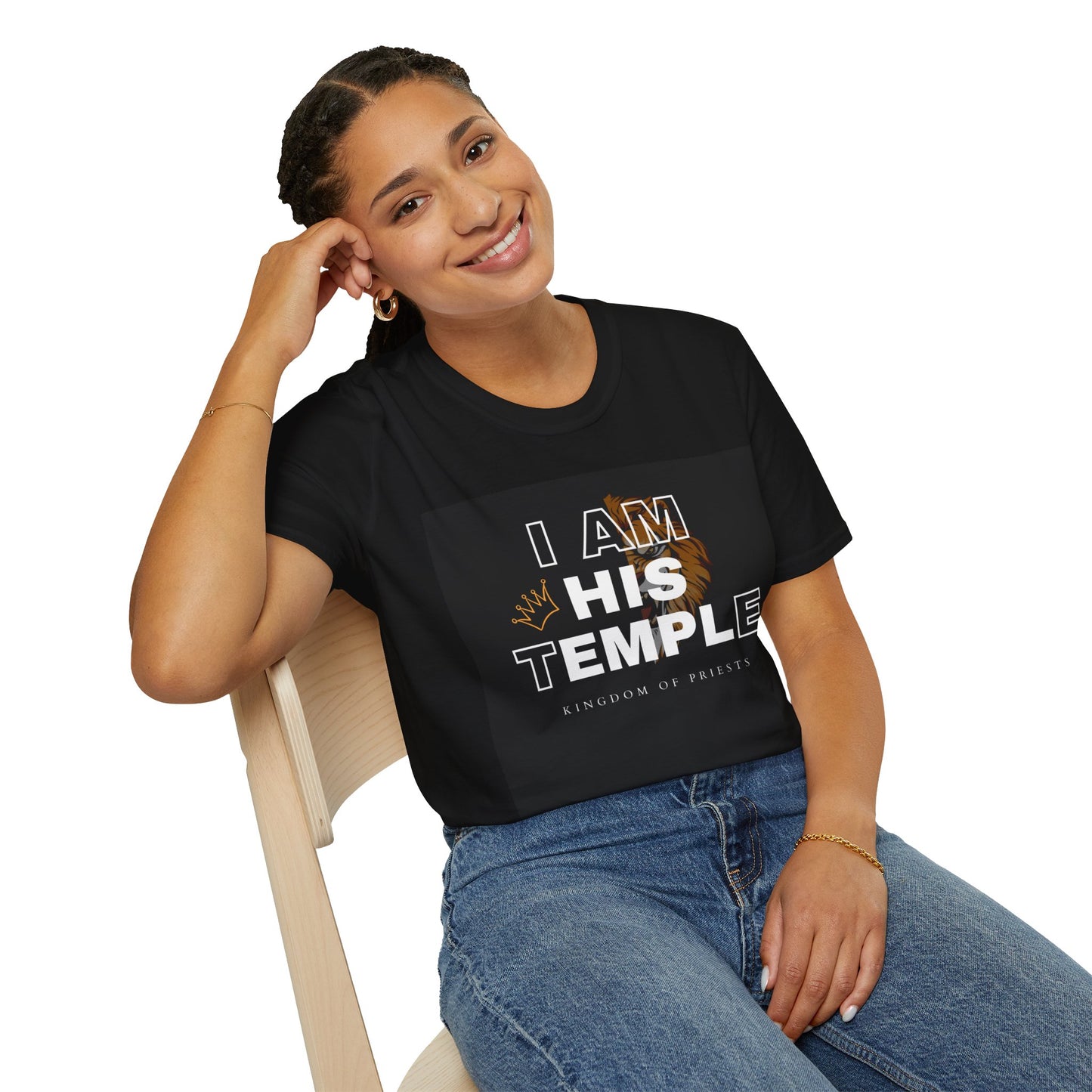 I Am His Temple - Unisex Softstyle T-Shirt