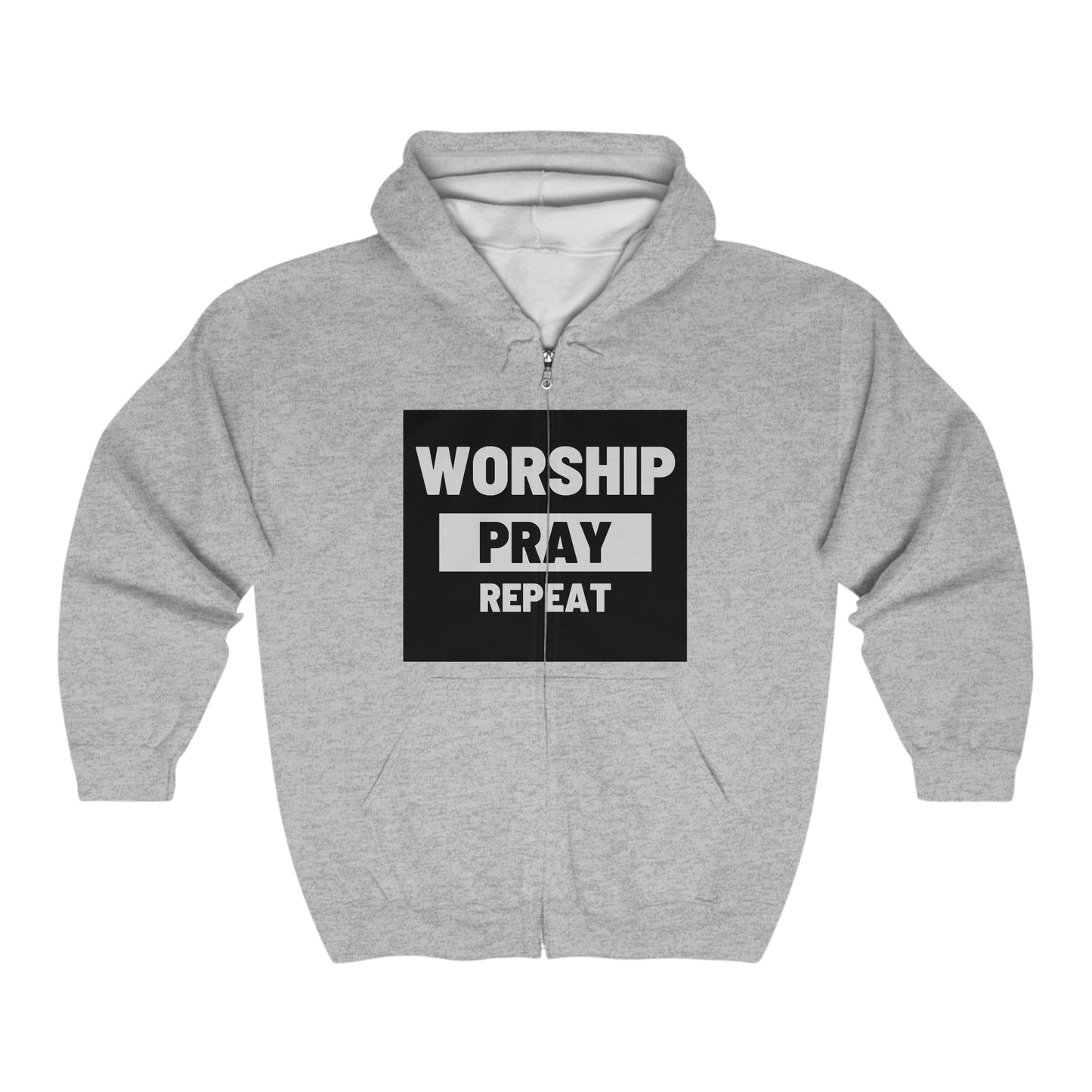 Worship Full Zip Hooded Sweatshirt