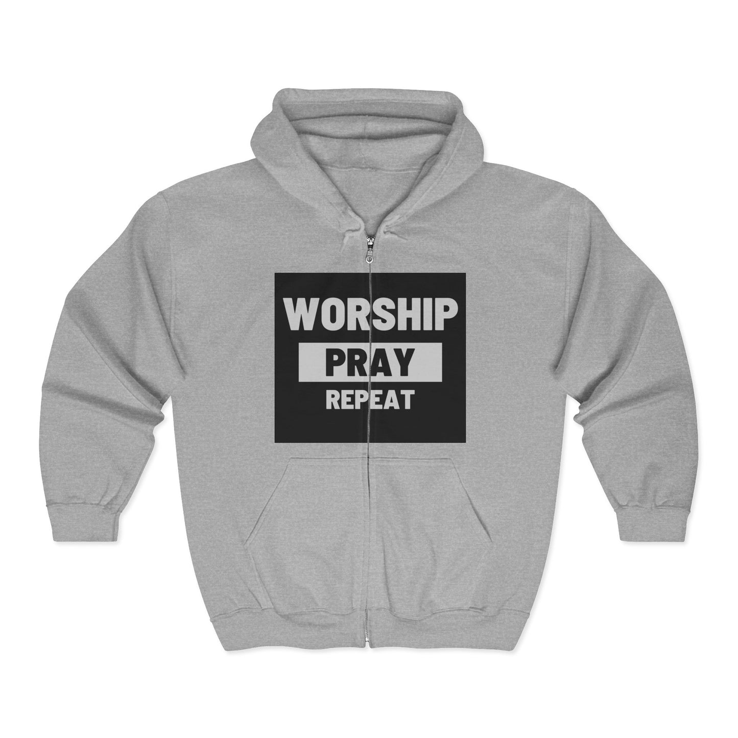 Worship Full Zip Hooded Sweatshirt