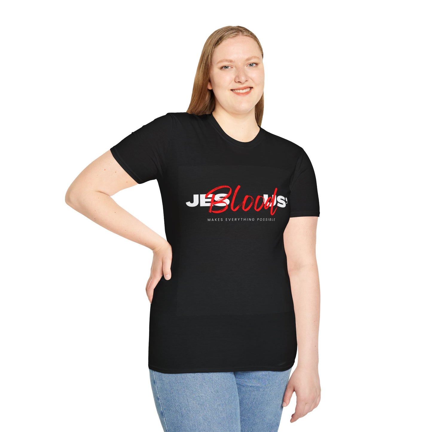 Jesus' Blood - Unisex Softstyle T-Shirt