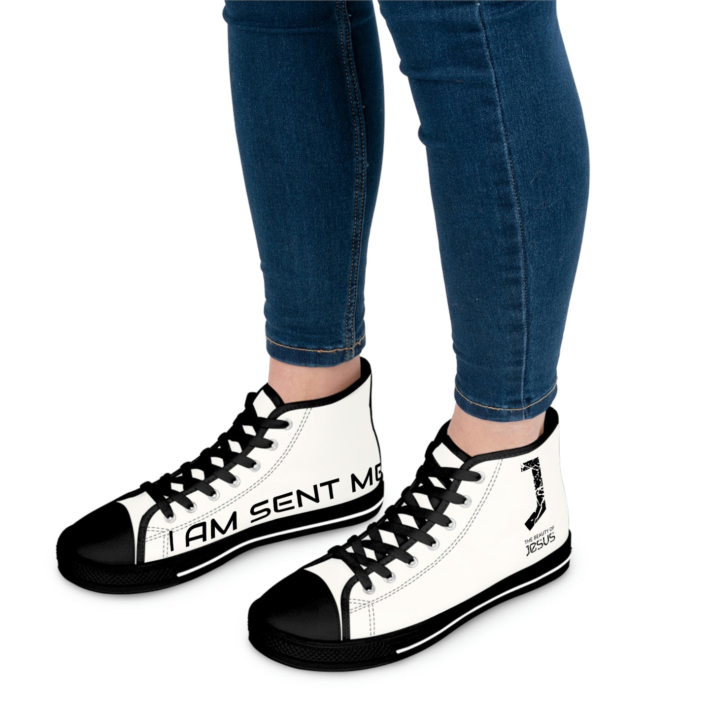 I AM SENT ME - Women's High Top Sneakers