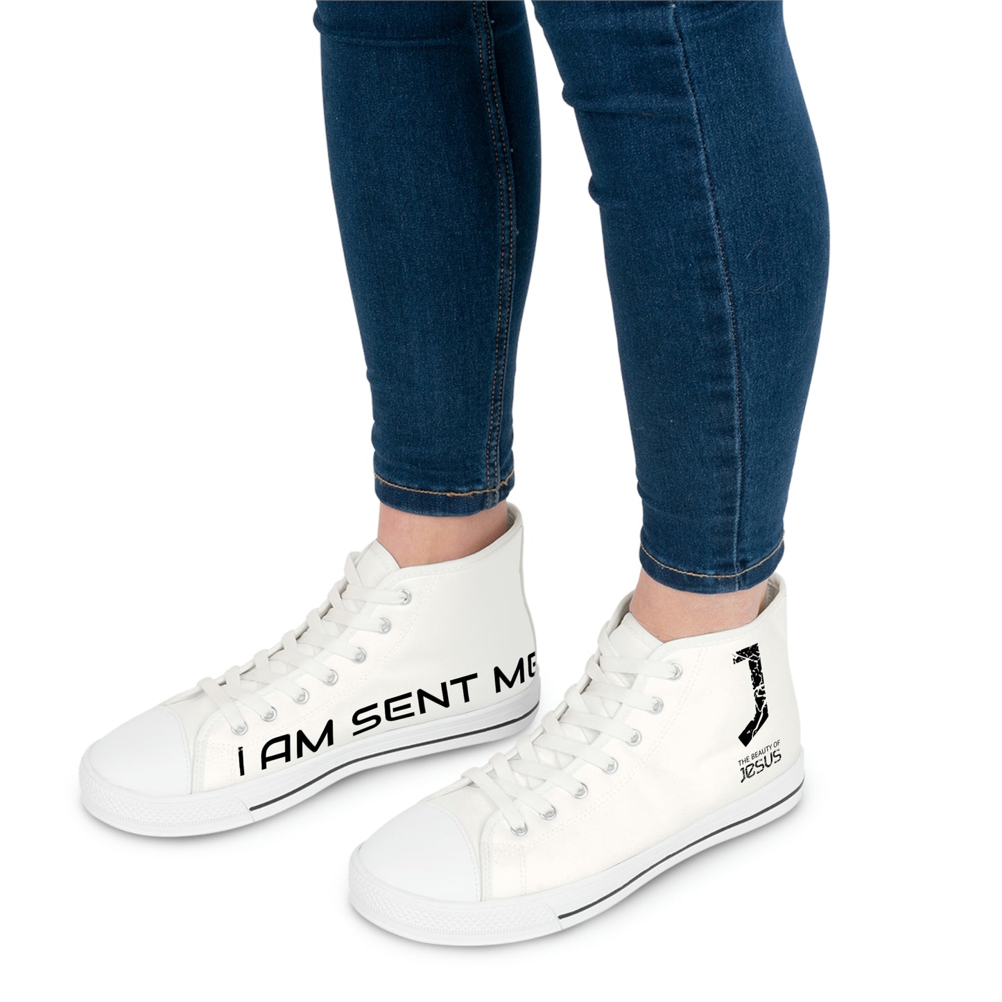 I AM SENT ME - Women's High Top Sneakers